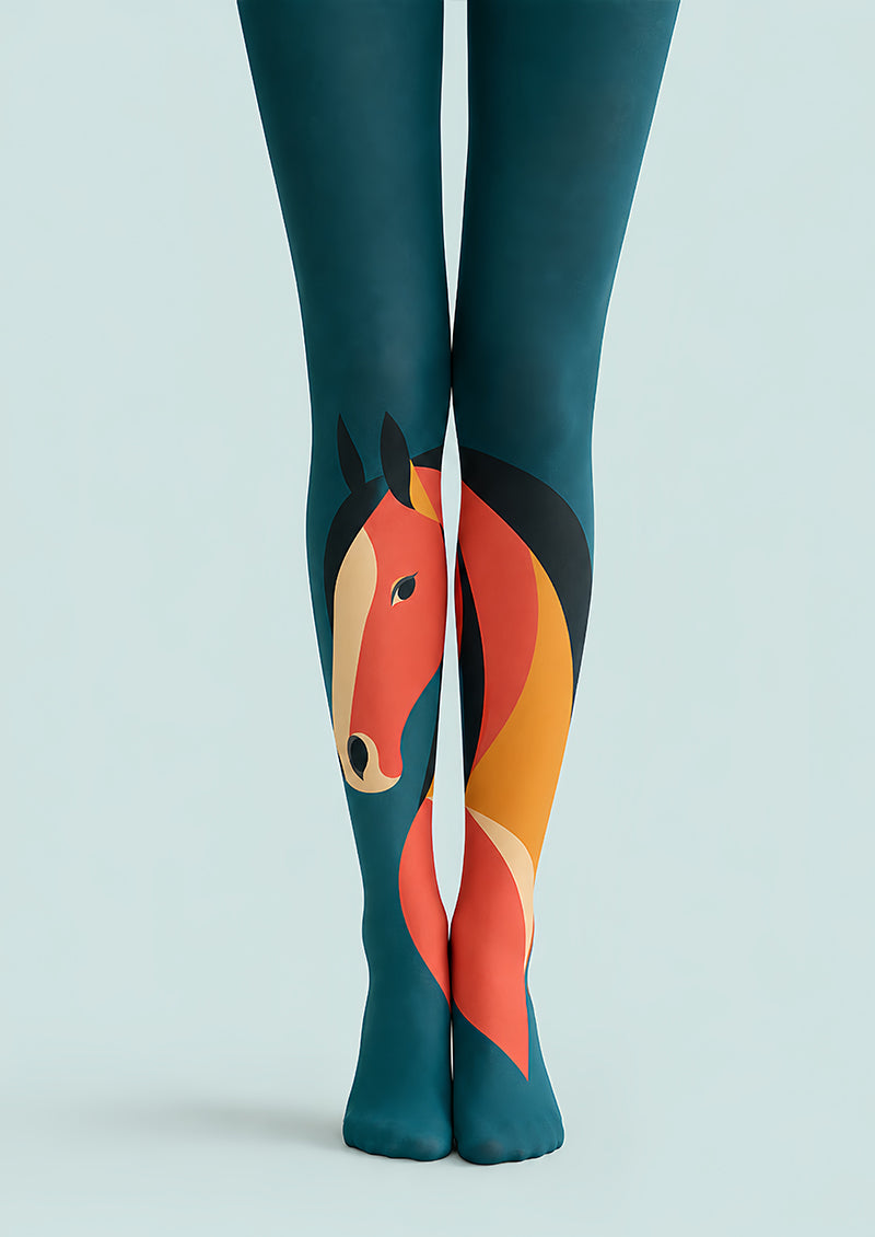Animal Print Tights