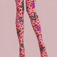 Butterfly Animal Print Tights Hosiery Pantyhose L69-1