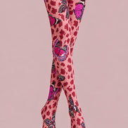 Butterfly Animal Print Tights Hosiery Pantyhose L69-1