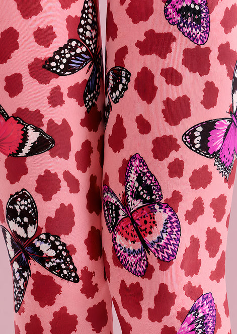 Butterfly Animal Print Tights Hosiery Pantyhose L69-1
