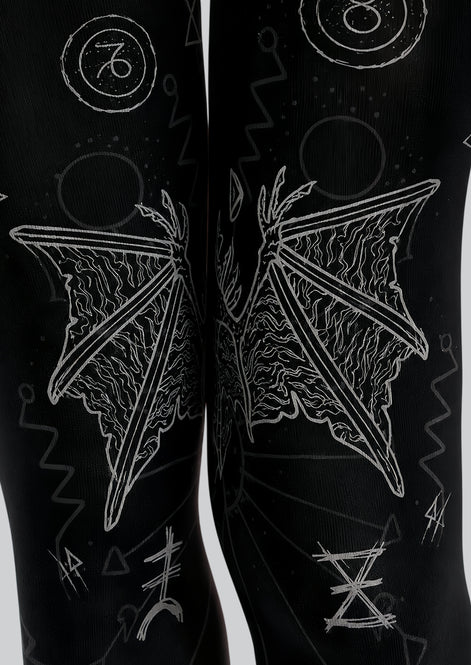 Dark Symbol Bat Tights Hosiery Pantyhose L69-10