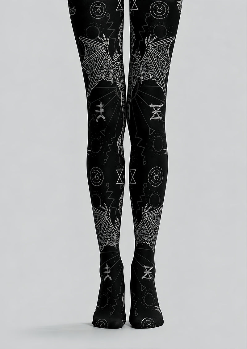 Dark Symbol Bat Tights Hosiery Pantyhose L69-10