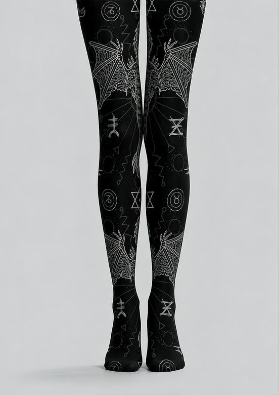 Dark Symbol Bat Tights Hosiery Pantyhose L69-10