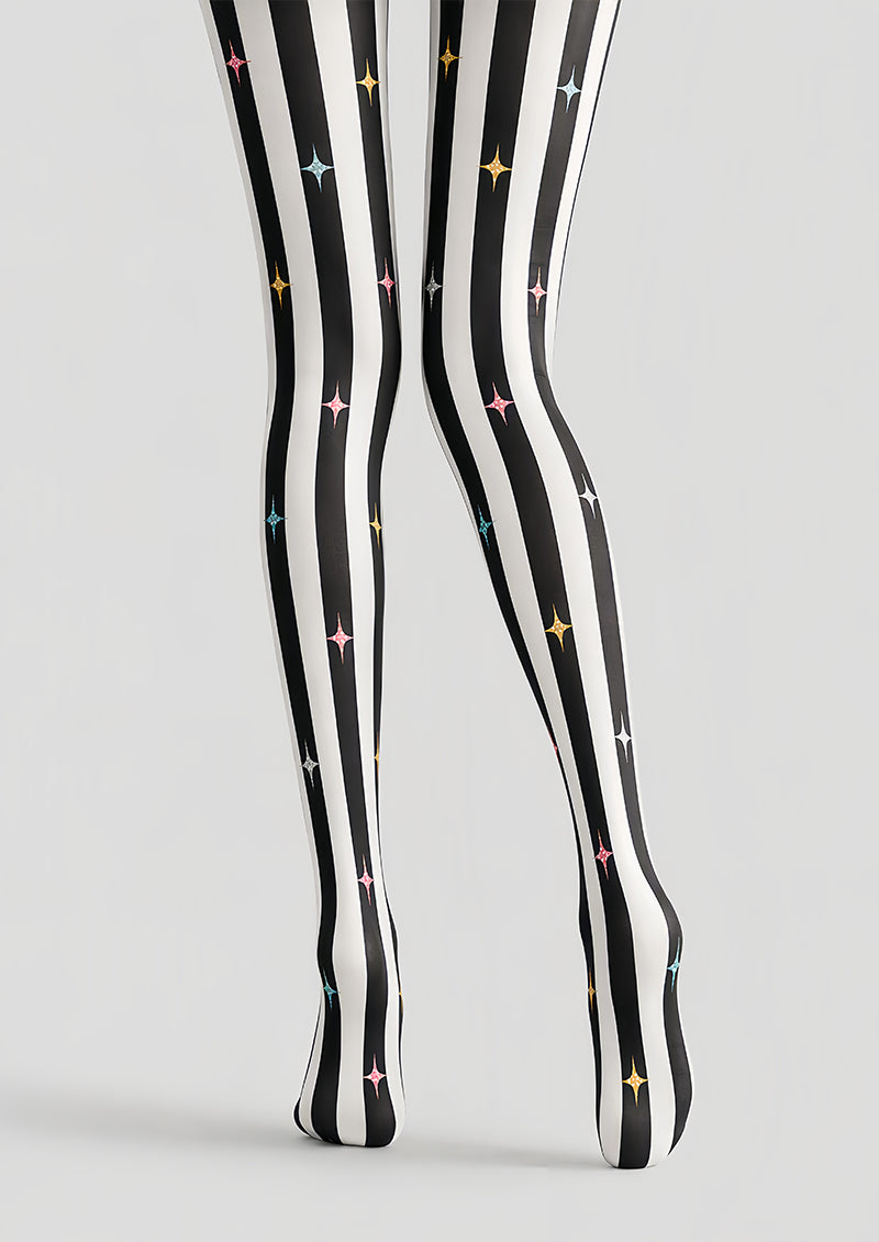 Colorful Star Stripe Tights Carnival Pantyhose L69-12
