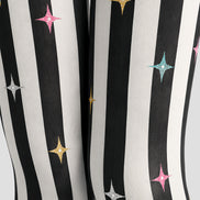Colorful Star Stripe Tights Carnival Pantyhose L69-12