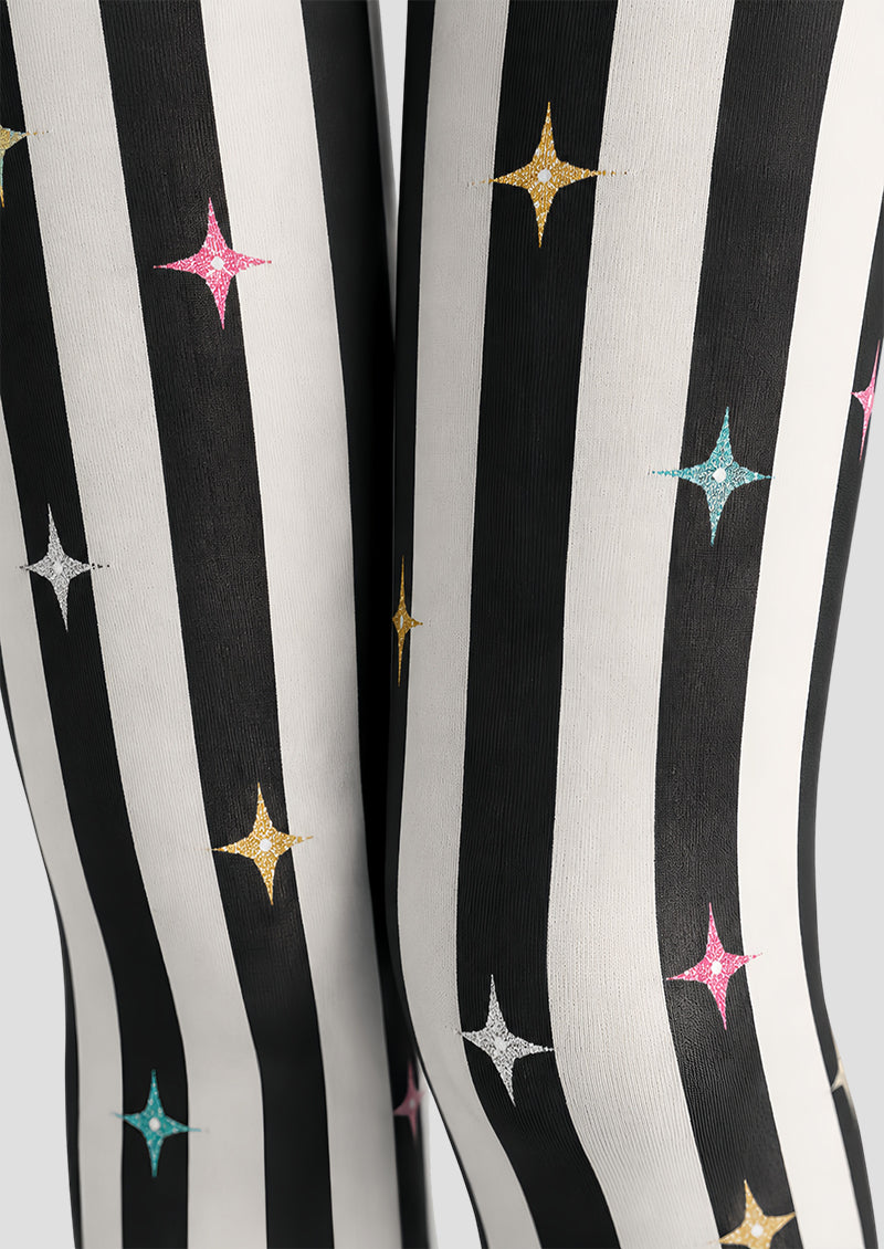 Colorful Star Stripe Tights Carnival Pantyhose L69-12