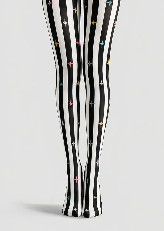 Colorful Star Stripe Tights Carnival Pantyhose L69-12