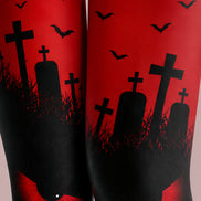 Haunted Graveyard Tights Hosiery Pantyhose L69-14