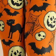 Halloween Costume Tights Pumpkin Bat Cat Hosiery L69-17
