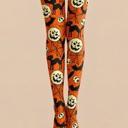 Halloween Costume Tights Pumpkin Bat Cat Hosiery L69-17
