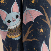 Cute Flying Bat Graphic Tights Hosiery L69-18