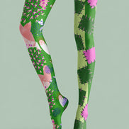 Monster Patchwork Tights Hosiery Pantyhose L69-19