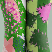 Monster Patchwork Tights Hosiery Pantyhose L69-19