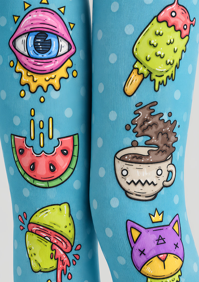 Cute Cartoon Graphic Tights Hosiery Pantyhose L69-25