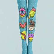 Cute Cartoon Graphic Tights Hosiery Pantyhose L69-25