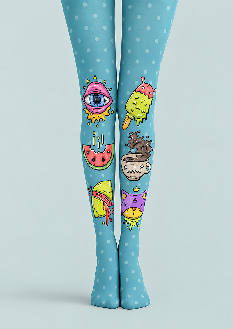 Cute Cartoon Graphic Tights Hosiery Pantyhose L69-25