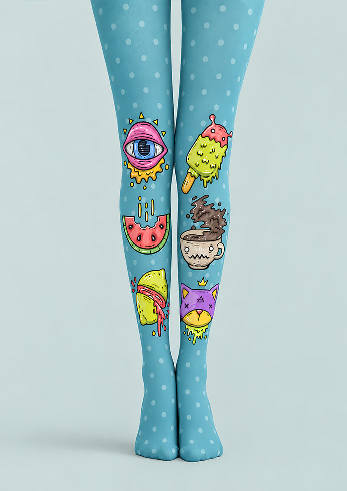 Cute Cartoon Graphic Tights Hosiery Pantyhose L69-25