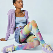 Rainbow Abstract Pattern Tights Hosiery Pantyhose L69-27