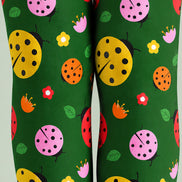 Colorful Ladybug Print Tights Hosiery Pantyhose L69-43