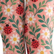 Cute Ladybug Floral Tights Hosiery Pantyhose L69-45