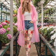 Cute Ladybug Floral Tights Hosiery Pantyhose L69-45