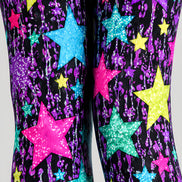 Y2K Colorful Neon Star Tights Hosiery Pantyhose L69-56
