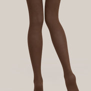 Chocolate Brown Tights Solid Color Everyday Pantyhose L69-66