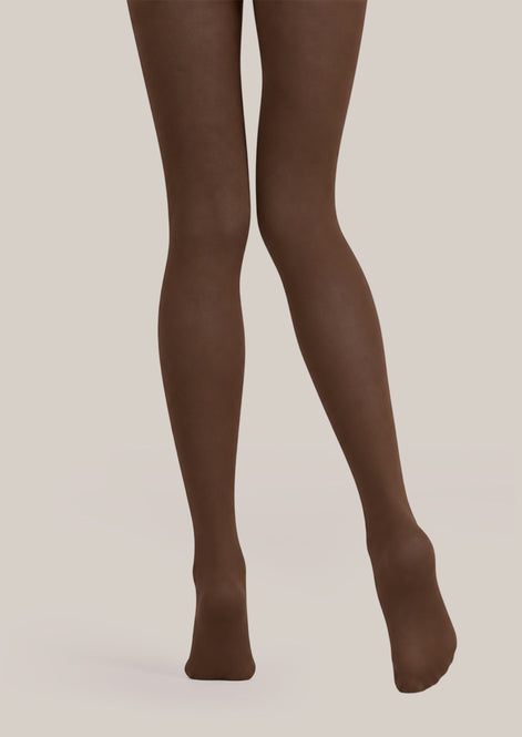 Chocolate Brown Tights Solid Color Everyday Pantyhose L69-66