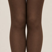 Chocolate Brown Tights Solid Color Everyday Pantyhose L69-66