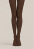 Chocolate Brown Tights Solid Color Everyday Pantyhose L69-66