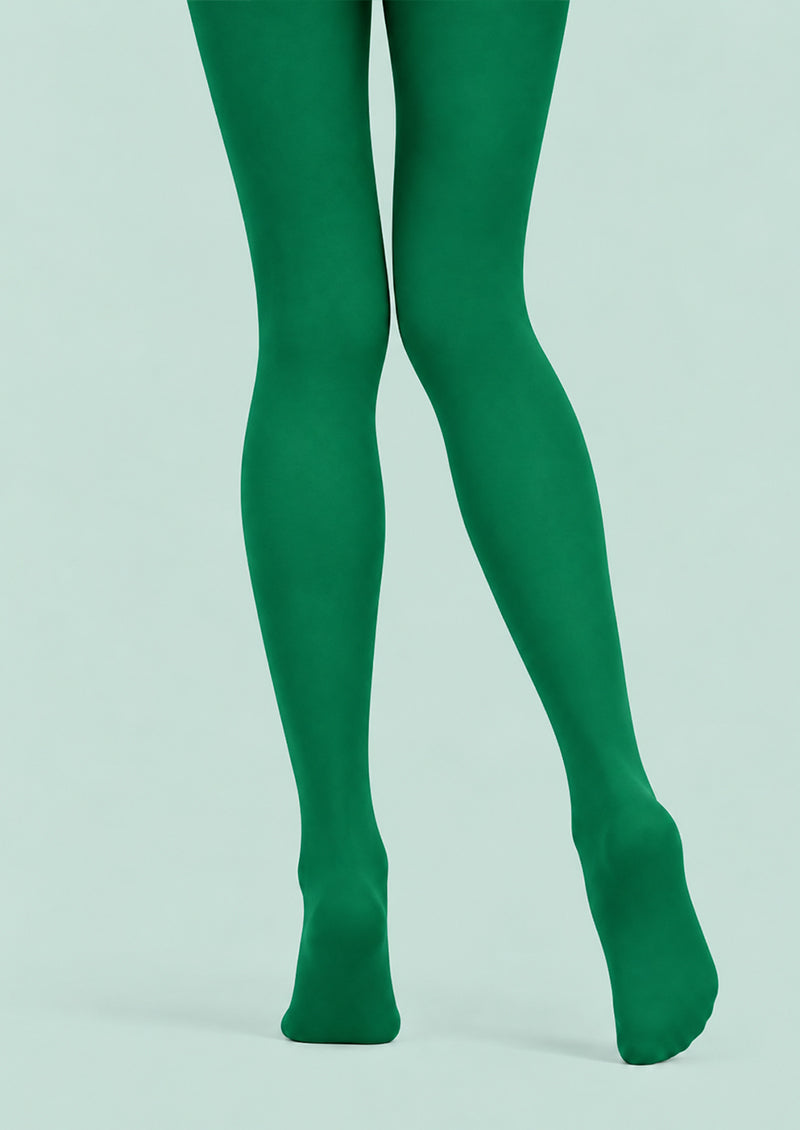 Emerald Green Party Tights Solid Color Pantyhose L69-67