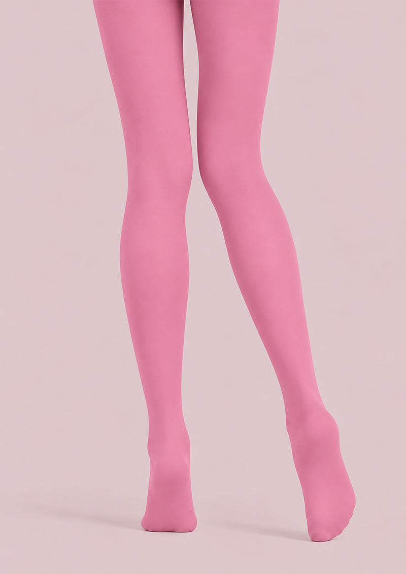 Pink Solid Color Party Tights Hosiery Pantyhose L69-68