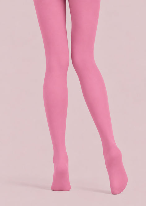 Pink Solid Color Party Tights Hosiery Pantyhose L69-68