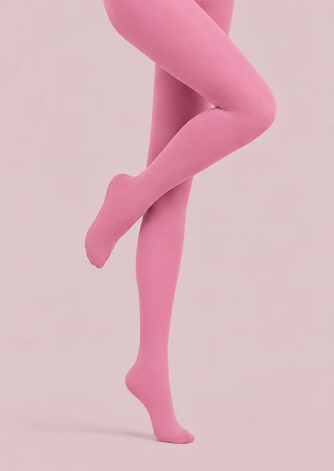 Pink Solid Color Party Tights Hosiery Pantyhose L69-68
