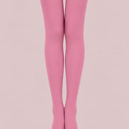 Pink Solid Color Party Tights Hosiery Pantyhose L69-68