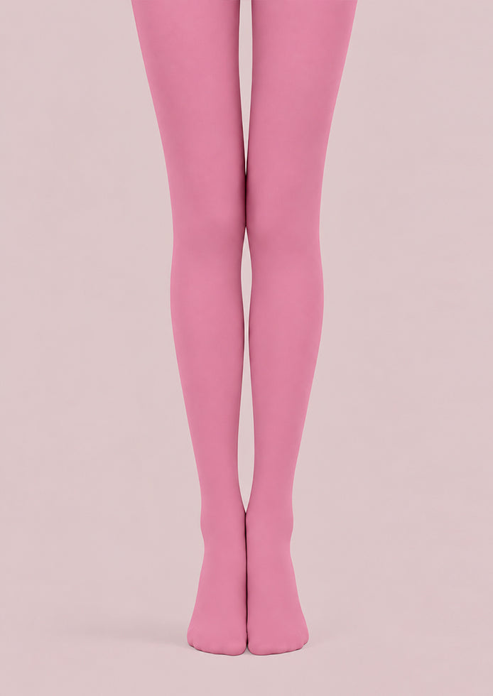 Pink Solid Color Party Tights Hosiery Pantyhose L69-68