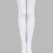 White Solid Color Tights Hosiery Pantyhose L69-69
