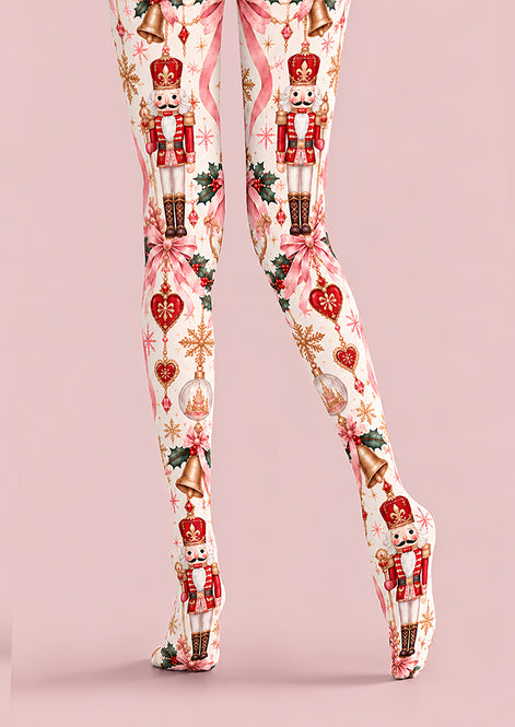 Nutcracker Christmas Print Tights Hosiery Pantyhose Z610-25