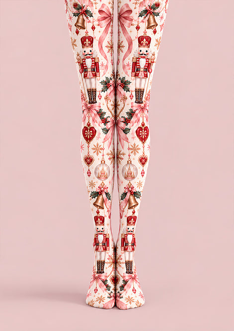 Nutcracker Christmas Print Tights Hosiery Pantyhose Z610-25
