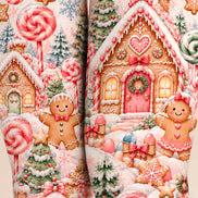 Gingerbread House Christmas Tights Hosiery Pantyhose Z610-26
