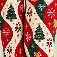 Christmas Bell Snowflake Print Pantyhose Tights Z610-38