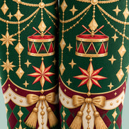 Baroque Ornament Print Tights Holiday Pantyhose Z610-40