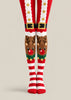 Cartoon Reindeer Holiday Tights Hosiery Pantyhose Z610-42