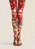 Snowman Christmas Tights Hosiery Festive Pantyhose Z610-46