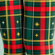Green Red Tartan Classic Tights Hosiery Pantyhose Z610-47