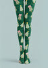 Christmas Tree Pink Bow Print Tights Hosiery Z610-57