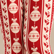 Christmas Bauble Stripe Tights Hosiery Pantyhose Z610-69