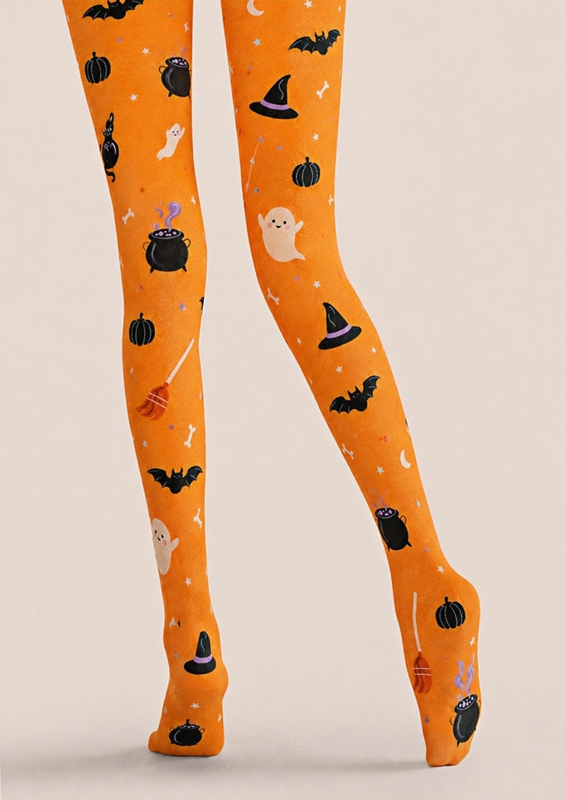 Cute Halloween Icon Printed Tights Hosiery Pantyhose Z68-1
