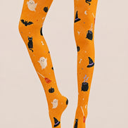 Cute Halloween Icon Printed Tights Hosiery Pantyhose Z68-1