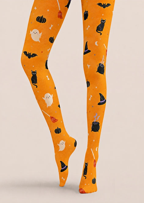 Cute Halloween Icon Printed Tights Hosiery Pantyhose Z68-1